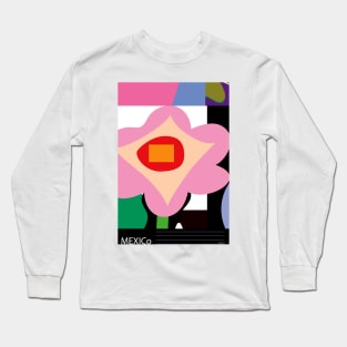 Mexico Travel Poster Long Sleeve T-Shirt